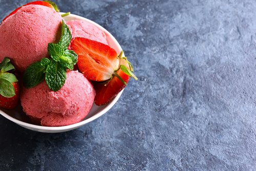 Helado de Sandía y Fresa Fácil