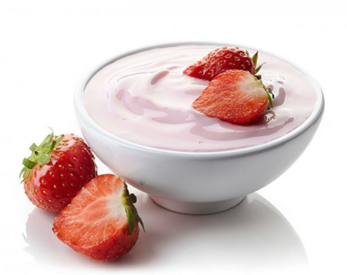 Yogur de fresa casero - Fácil