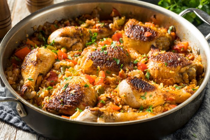 Arroz con Pollo y Verduras