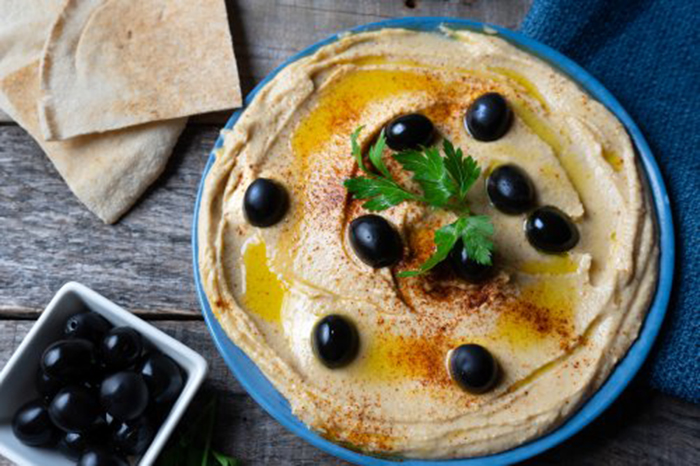 Hummus de Garbanzos y Aceitunas Negras