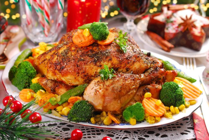 Pollo Relleno para Navidad